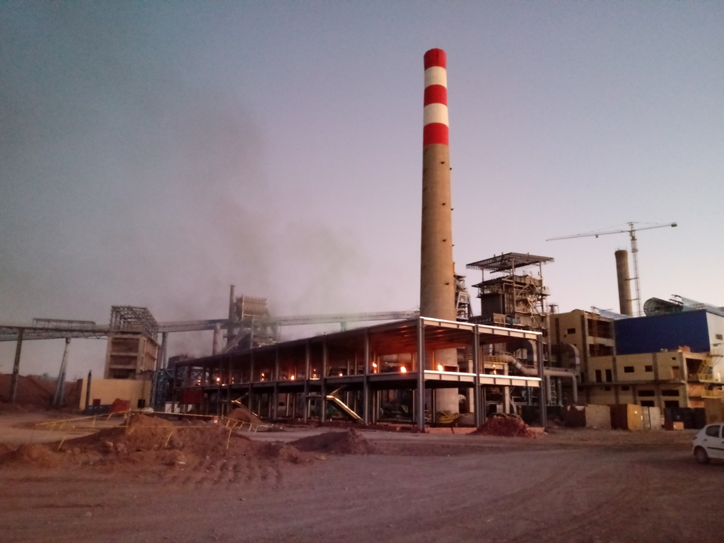 سقف آزمایشگاه مرکزی فولاد زرند ایرانیان